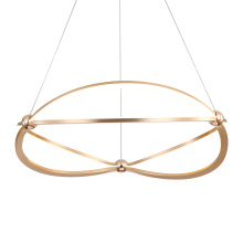 Golden Canada 7916-24 AGL - Wry Lighting Spirale Integrated LED 24in Chandelier in Anodized Gold